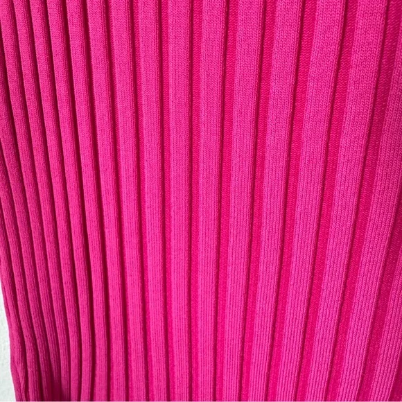 NWT ASTR The Label Loriana Dress Size XL Pink Ribbed Bodycon Off the Shoulder - Picture 6 of 16